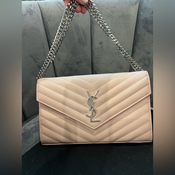 Yves Saint Laurent Handbags - Yves Saint Laurent Cassandre Envelope crossbody - Large YSL wallet on chain